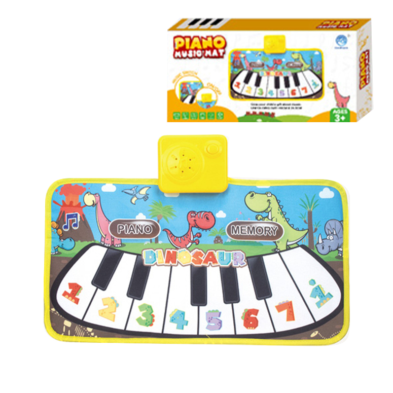 PIANO ALFOMBRA MUSICAL CON COLORES EN CAJA