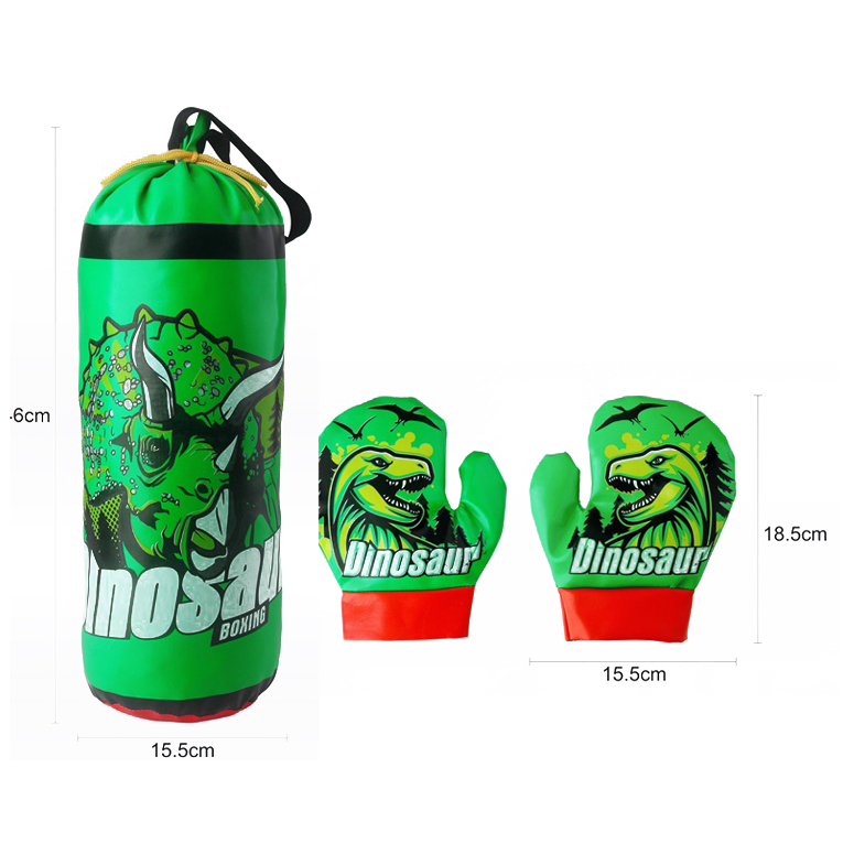 SET DE BOXING CON GUANTES GRANDE EN MALLA